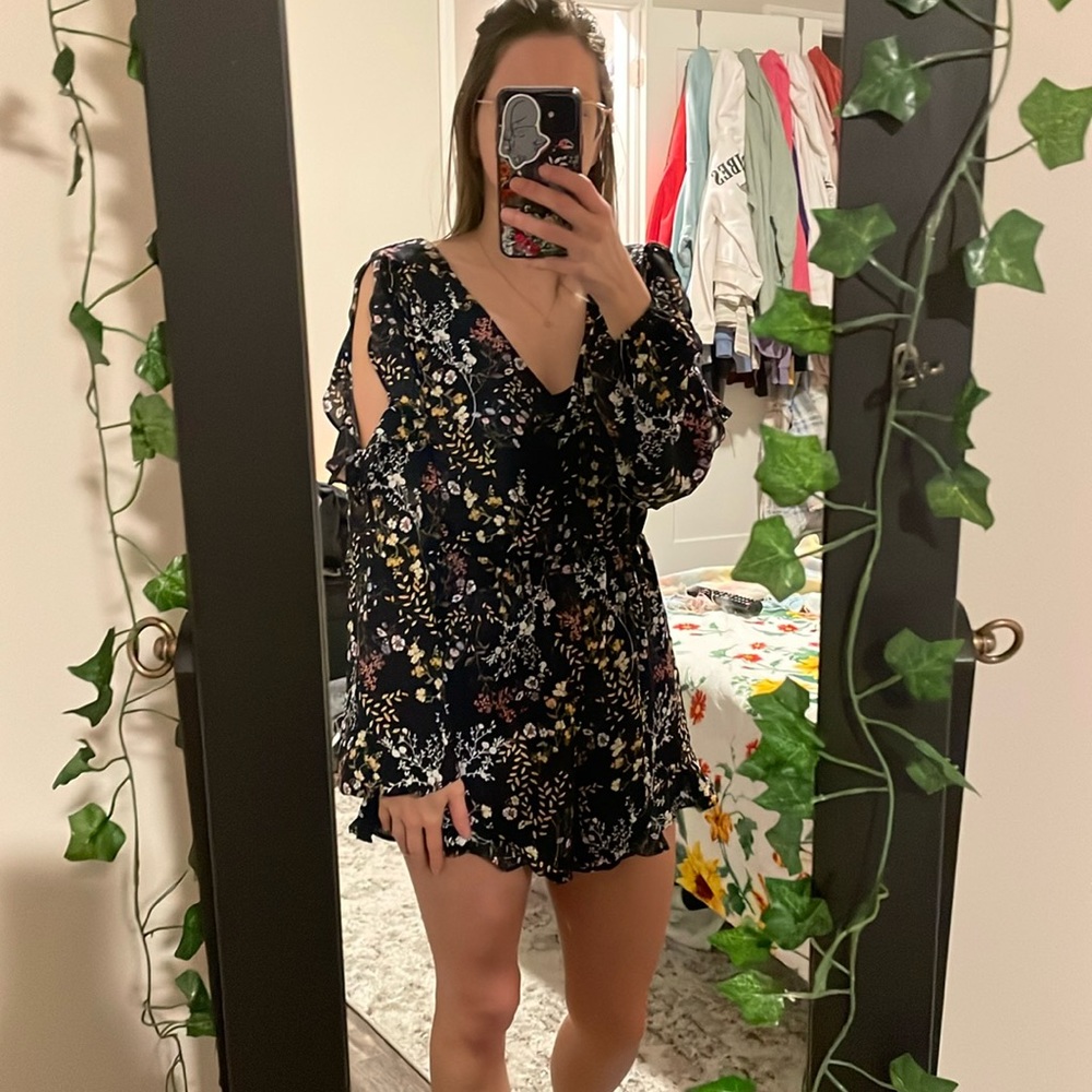 Long sleeve romper